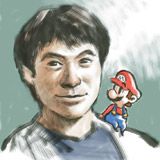 Guardate com'è simpatico in questo autoritratto insieme a Mario!
