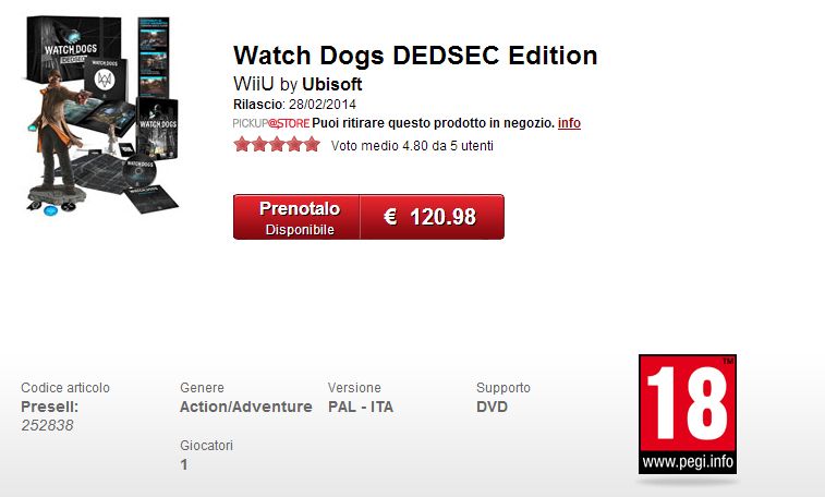 Watch Dogs GameStop