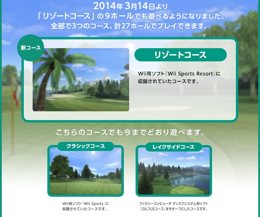 wii sports golf
