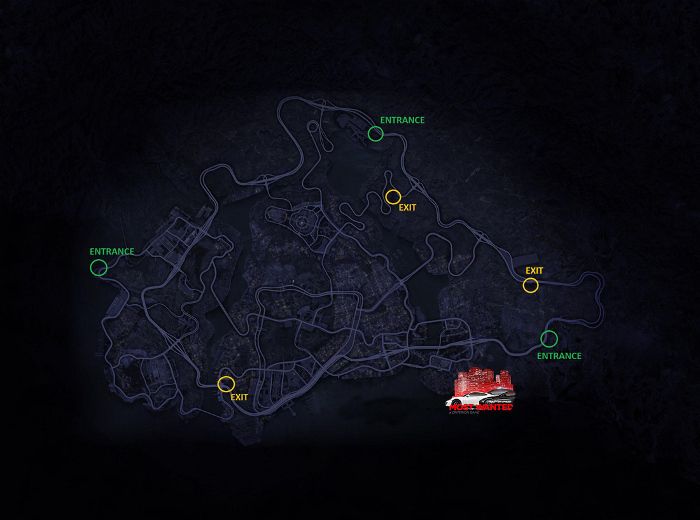 Ecco dove trovare i garage in Most Wanted