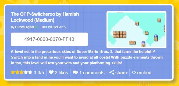 super mario maker curve digital leve code 02-nintendon