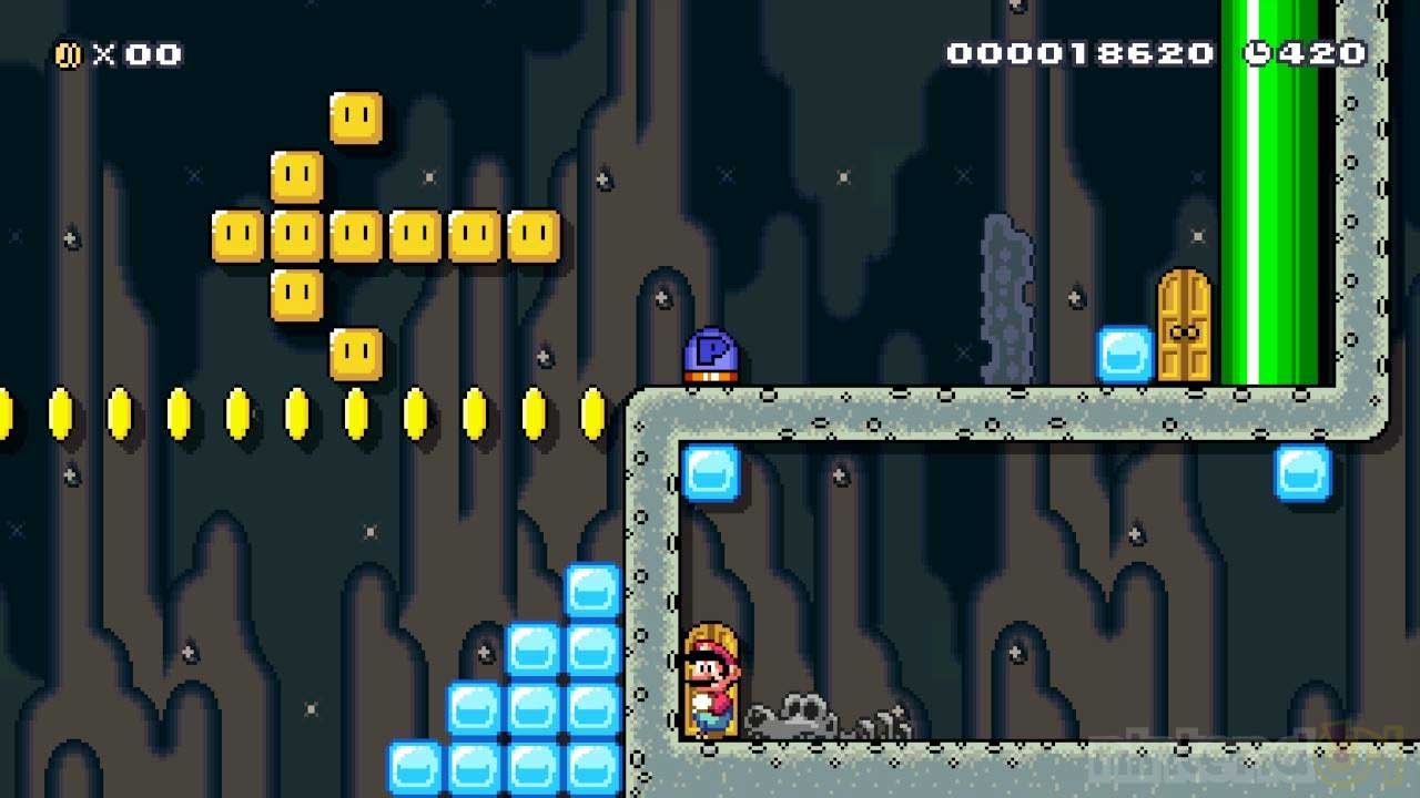nintendon-super-mario-maker-on-2-lettori-ice-cave-alessandro-screen