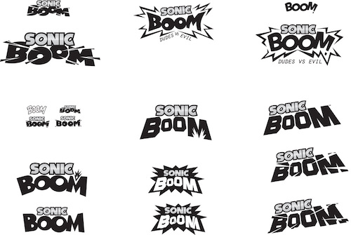 Sonic Boom Loghi Inutilizzati