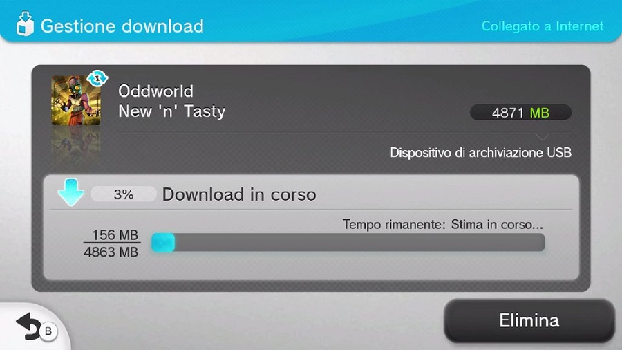 Oddworld peso della versione digitale