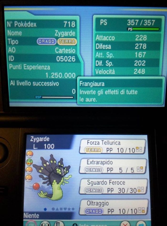 Pokémon Zygarde Nintendo Network