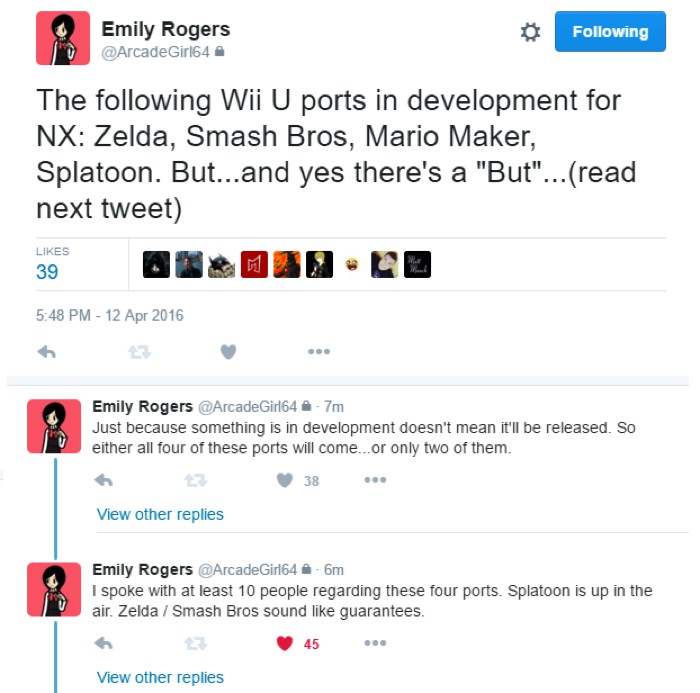 Nintendo NX remaster Zelda Smash Bros. 4 Mario Maker