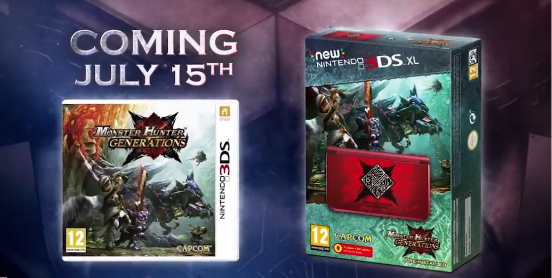 data di uscita ufficiale Monster Hunter Generations