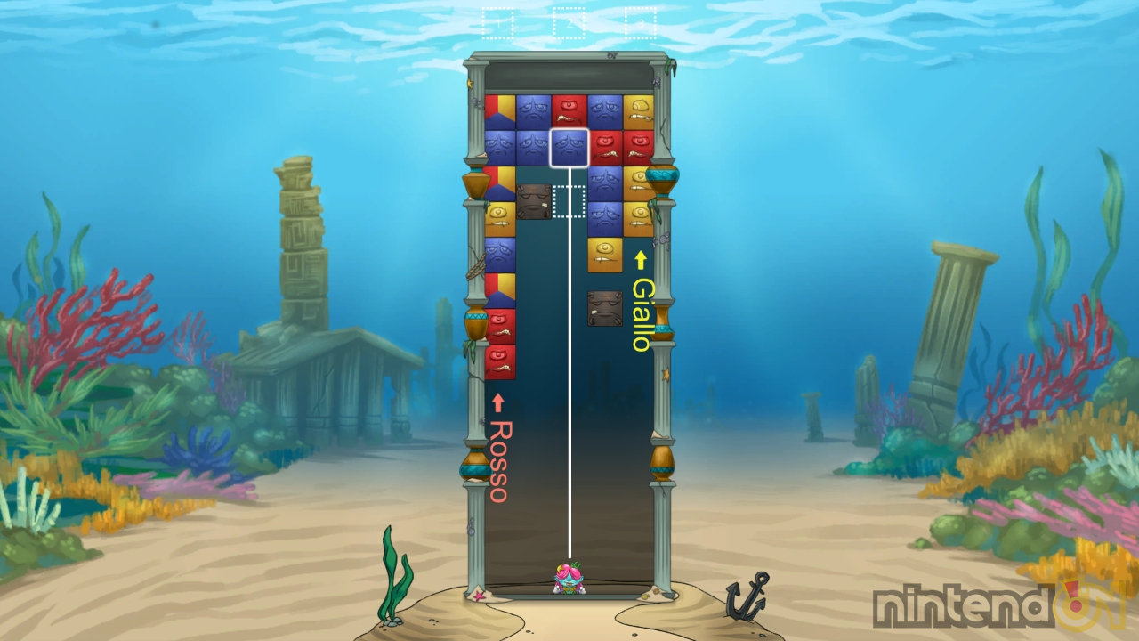 Il gioco non vi permetterà di raccogliere tumblestone di cui non c'è un trio anche se in questo caso... boh!