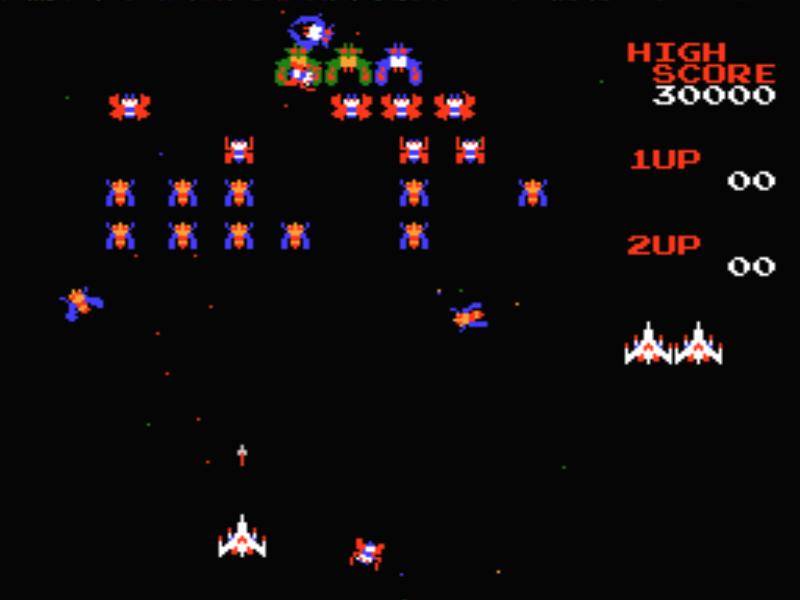 Era possibile giocare a Galaga durante il loading screen di Ridge Racer Revolution. Ottima trovata!