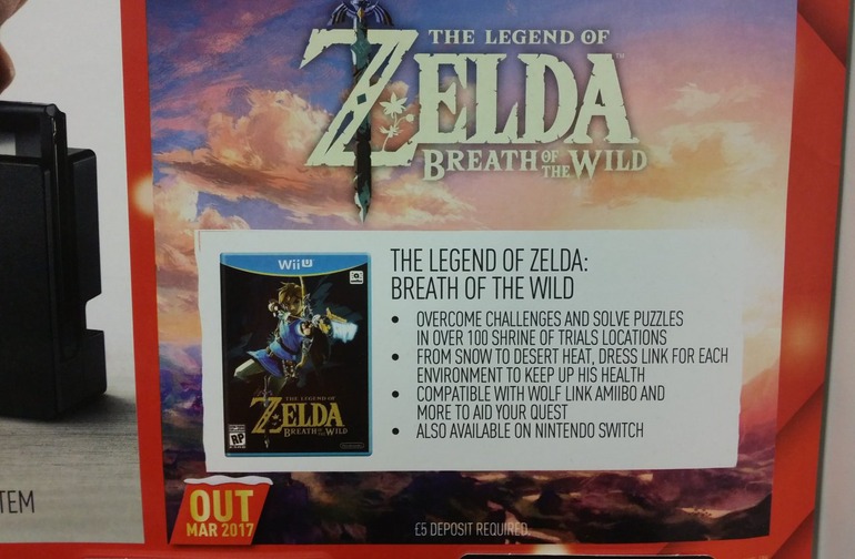 The Legend of Zelda: Breath of the Wild GAME