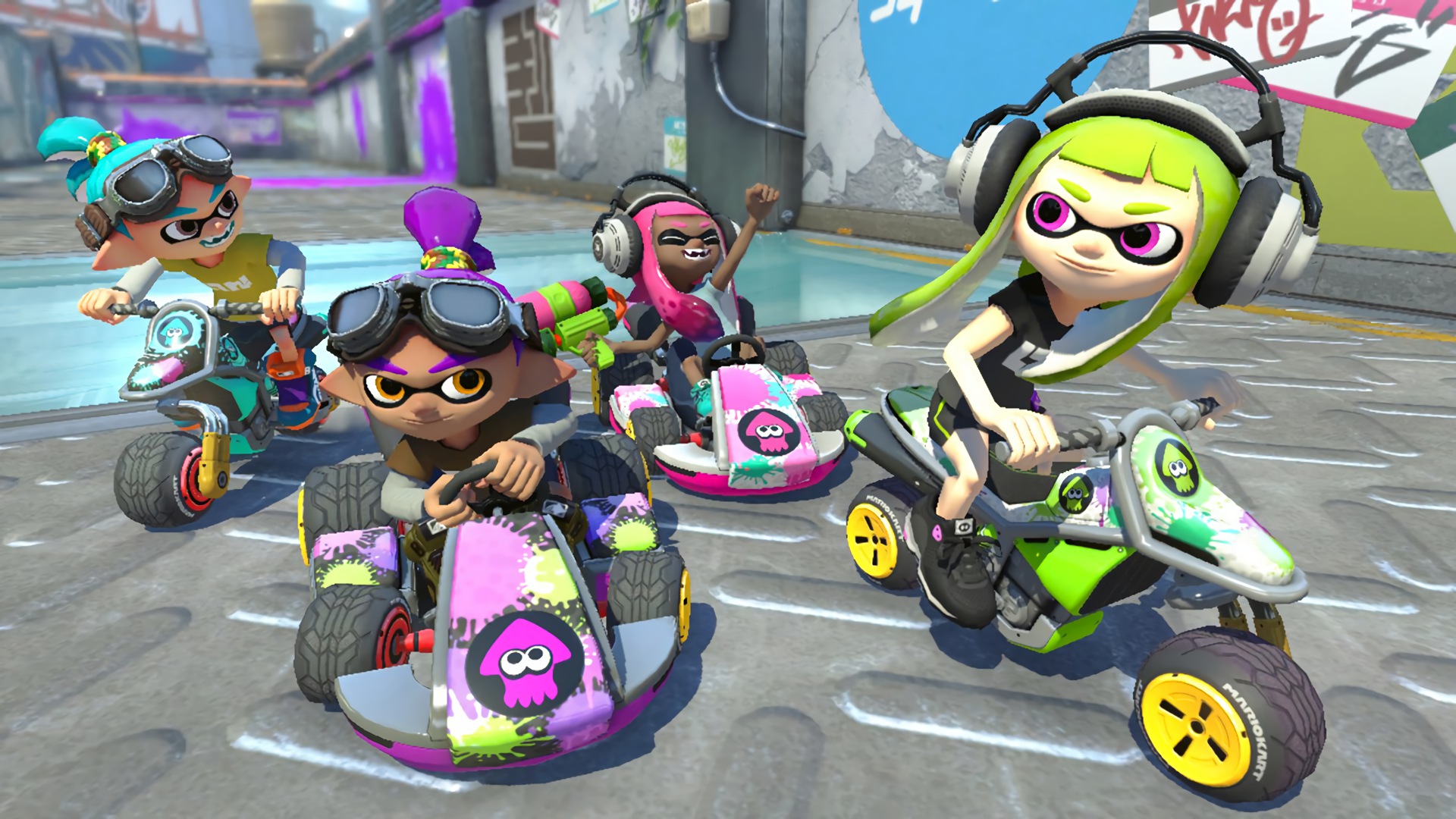 Mario Kart 8 deluxe screen