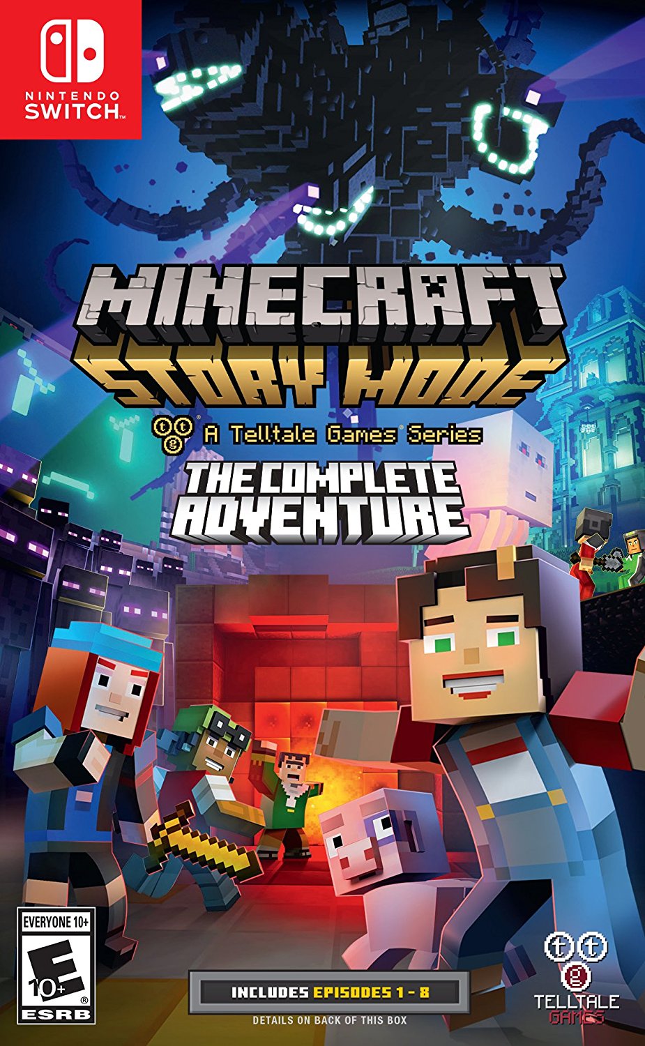 Minecraft: Story Mode &ndash; The Complete Adventure boxart Switch