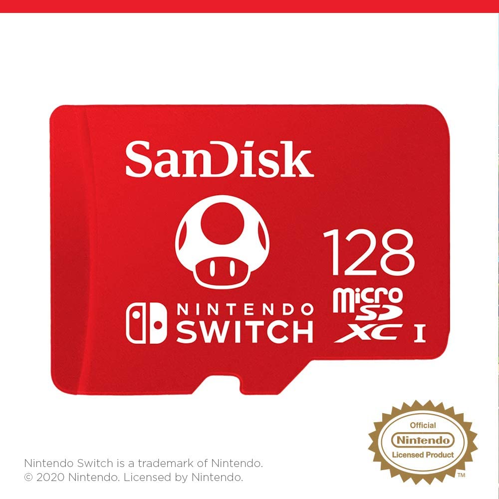 SD SanDisk 128GB brandizzate Nintendo
